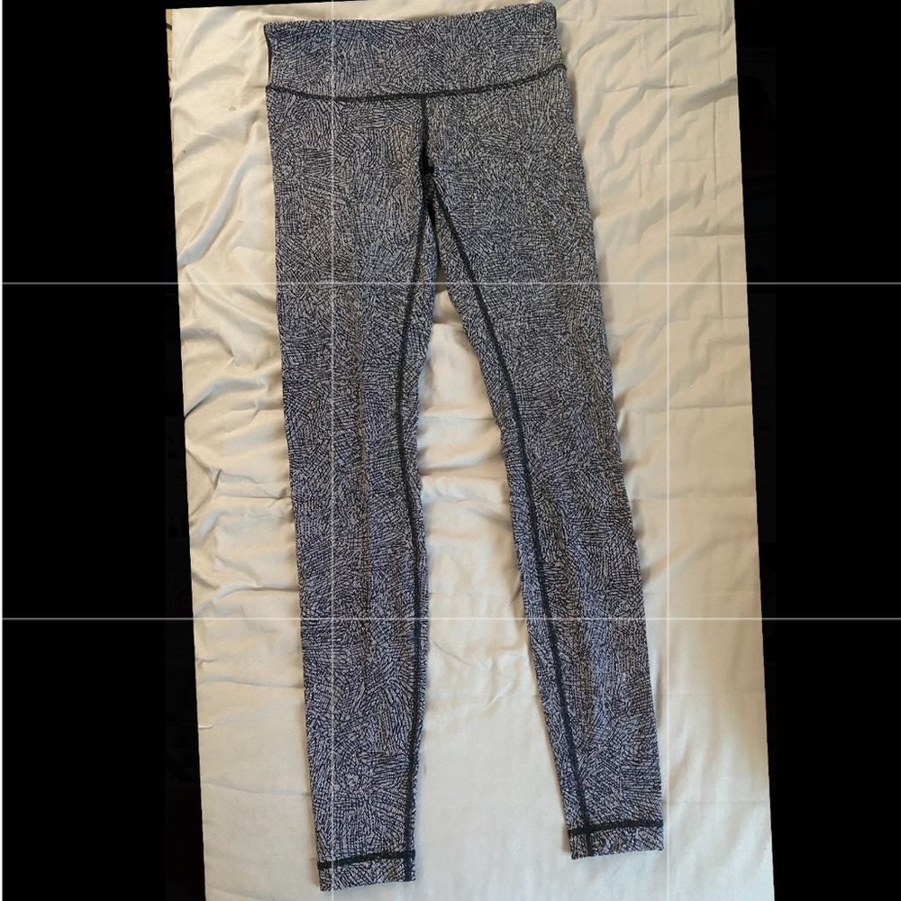 Grey/black Design Lululemon Leggings